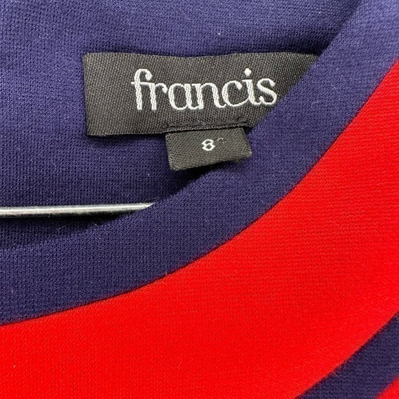 Francis by Christian Francis Roth Long Sleeve Sheath Dress Size 8 - Picture 3 of 5